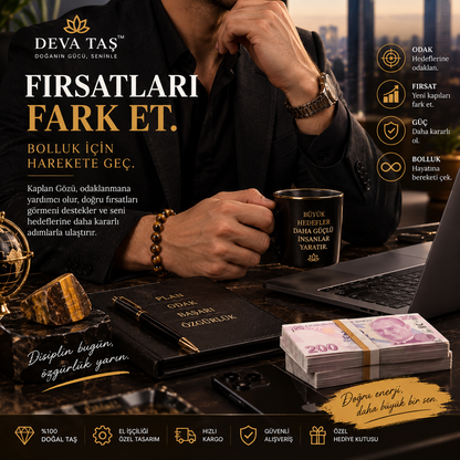 DEVA TAŞ™ Para Çekim Bilekliği | Bolluk & Bereket Enerjisi